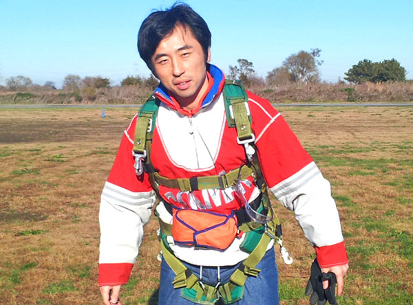 スカイダイビング直前