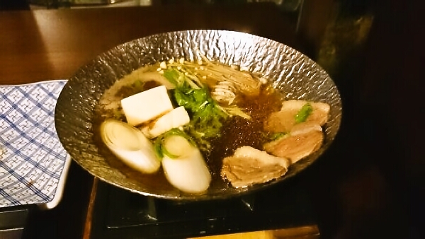 マウントビュー箱根 夕食 鴨鍋