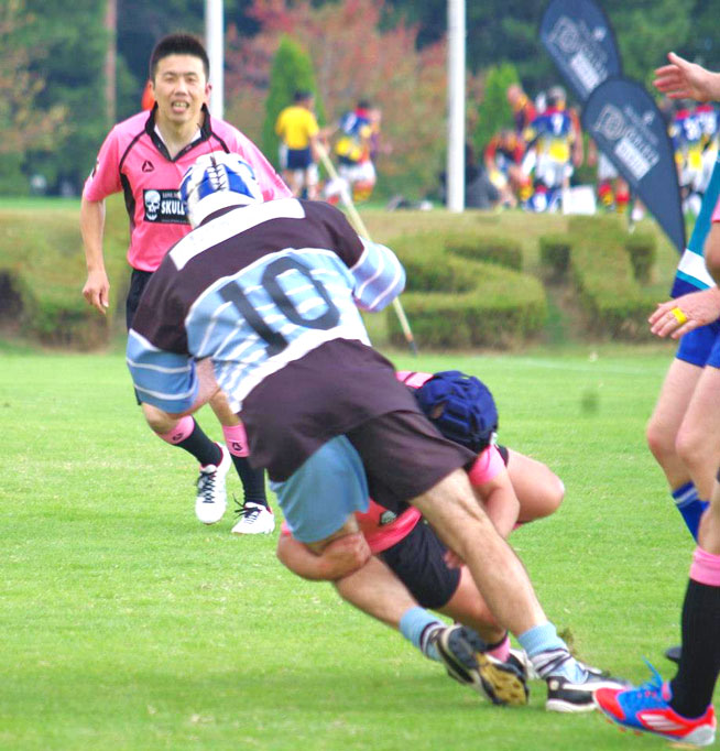 ラグビー完璧タックル