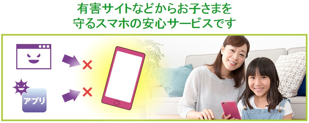 QTモバイルの安心フィルタリングオプション