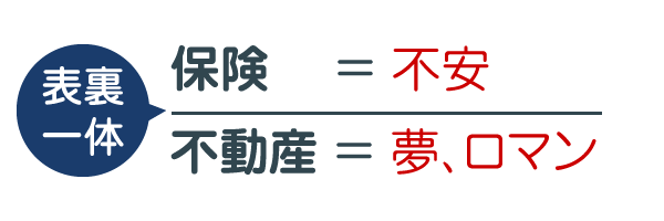 保険と不動産は表裏一体