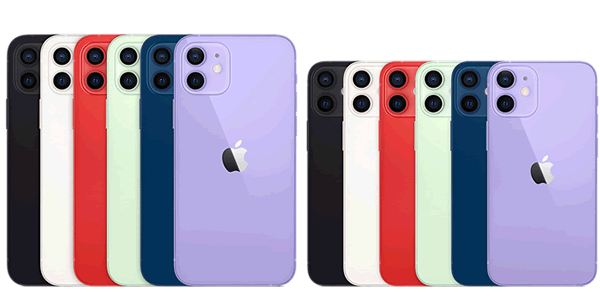 iphone12、12 miniのデザイン