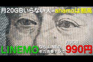 月20GBもいらない人が、スマホ代を月990円にする方法