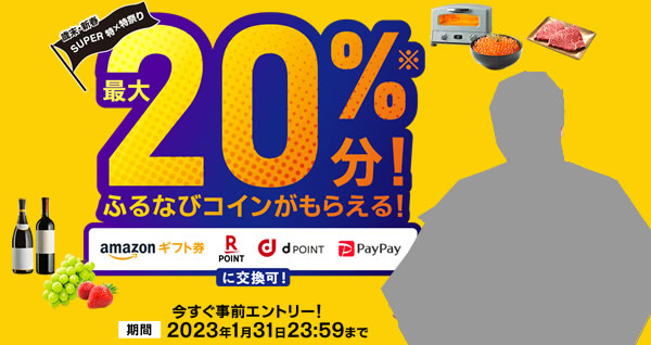 ふるなび2022年は最大20%還元