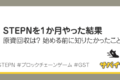 【16万円】STEPNを始めて1か月。原資回収できたか？